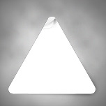 Autocollants en triangle - Learn More