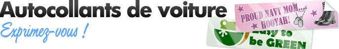 Autocollants de voiture personnalisés